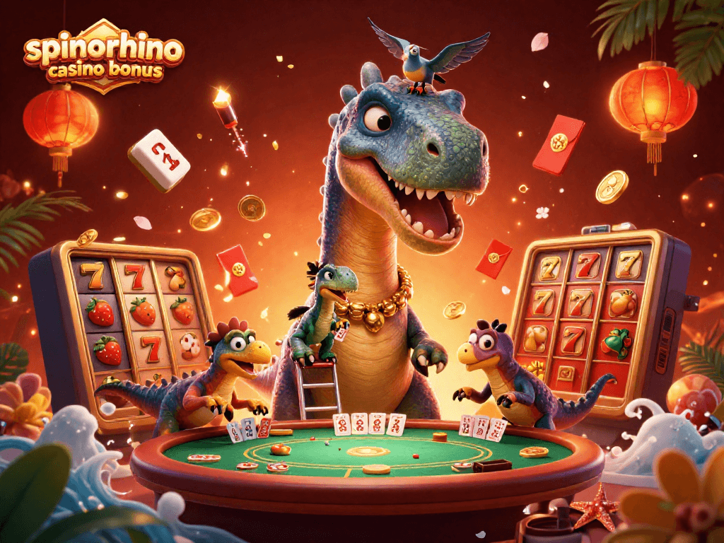 Spel met de spinorhino casino bonus en ontdek de verschillende gokkasten.