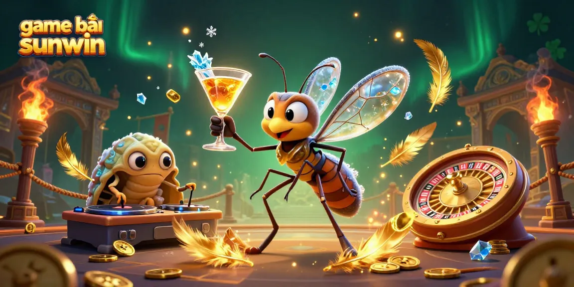 Experience game bài sunwin vividly with this dynamic 3D casino scene full of engaging characters and rich features.