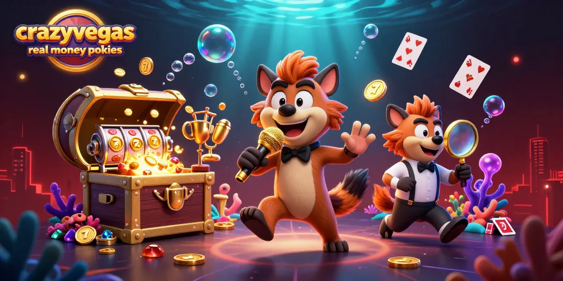 Enjoy exciting gameplay at crazyvegas real money pokies with 3D animated hyenas at their comedy casino.