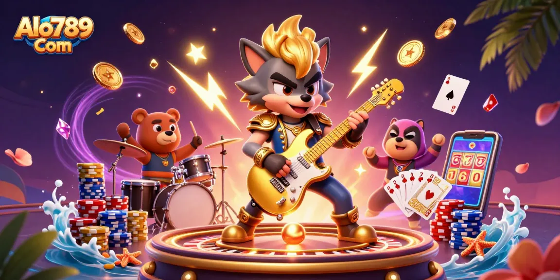 Experience thrilling gameplay at Alo789 Com with dynamic casino action and engaging character animations.